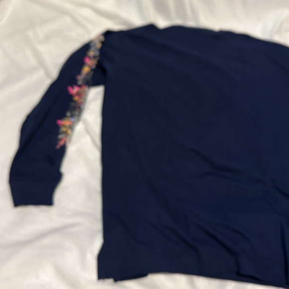 Victorias Secret PINK Long Sleeve Bling Top Large New - Picture 8 of 9